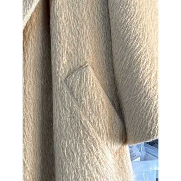 Vintage 1950’s Lilli Ann Paris San Francisco Womens Beige Wool Blend  Swing Coat - Picture 3 of 8